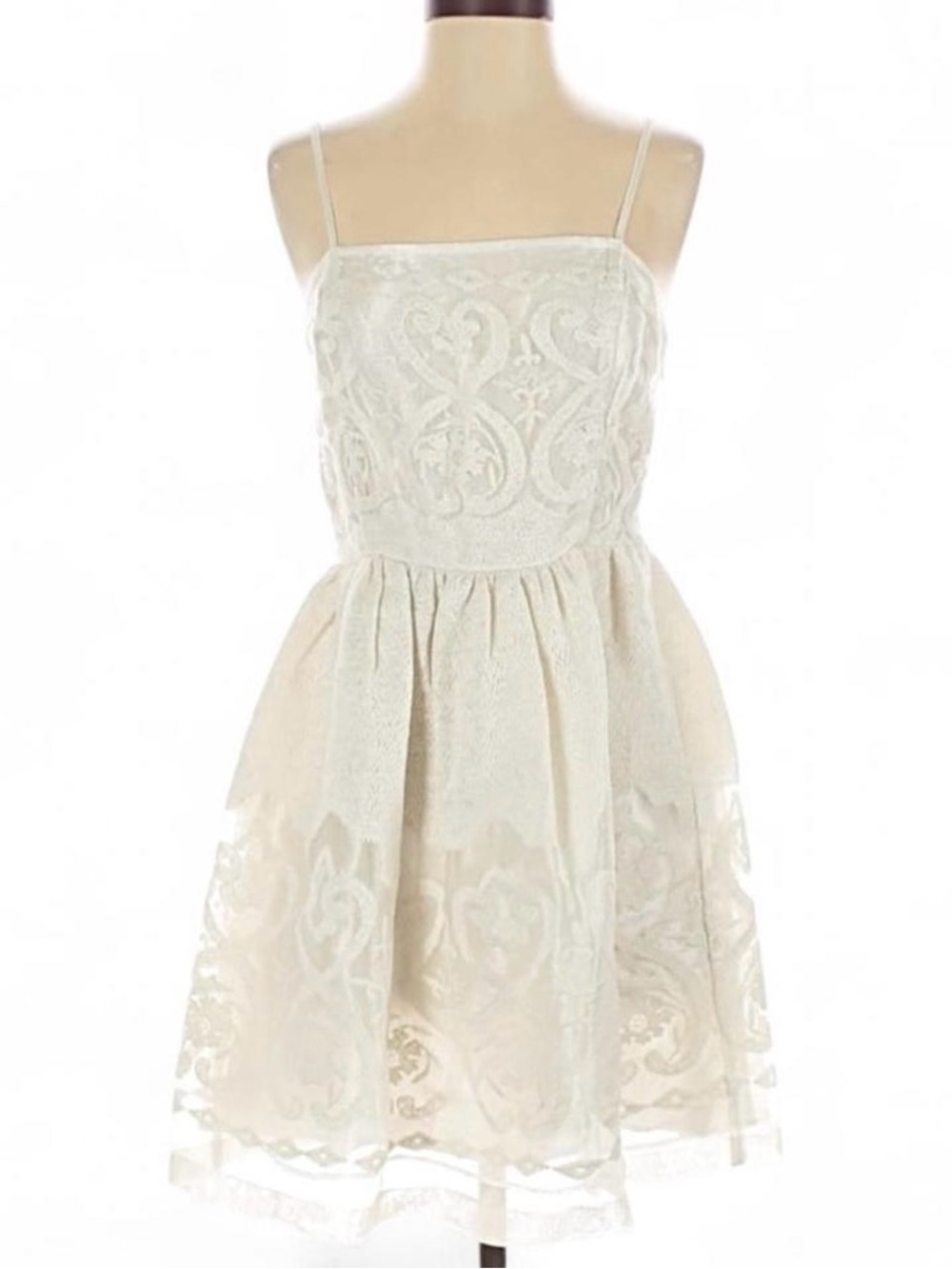 Vintage Blugirl Blumarine Lace Sleeveless Mini Dress Size 4